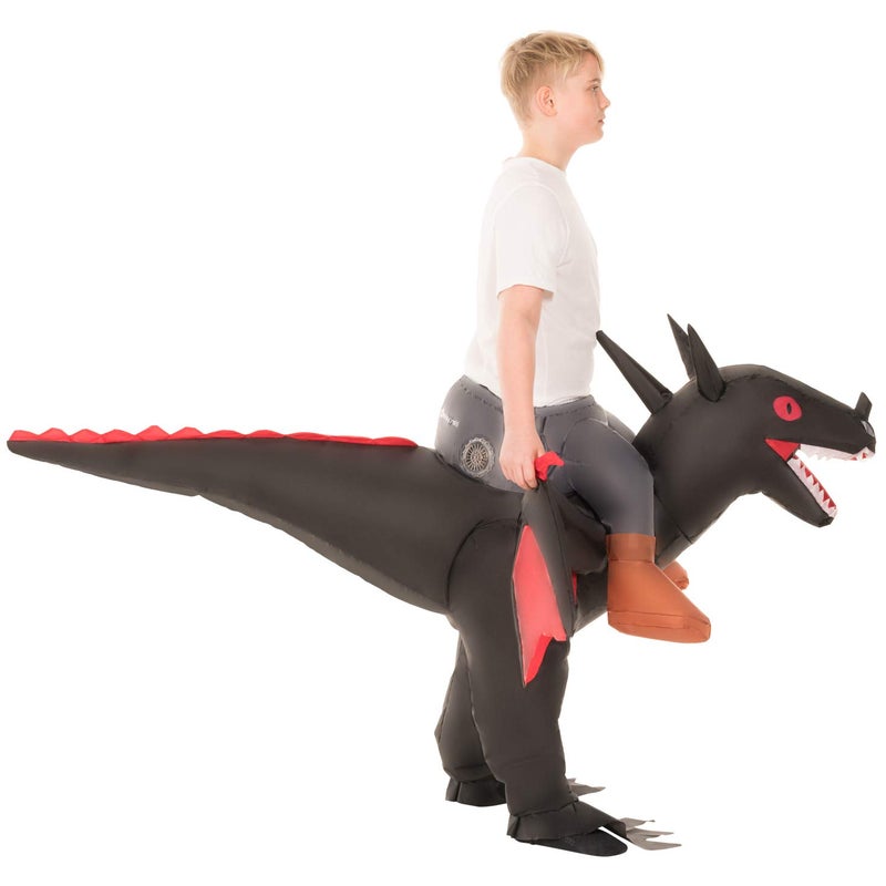 Morphsuits Morph Inflatable Dragon Costume Kids, Blow Up Dragon Costume Kids, Dragon Costume Boys, Girls Boys Dragon Halloween Costume - Image 4